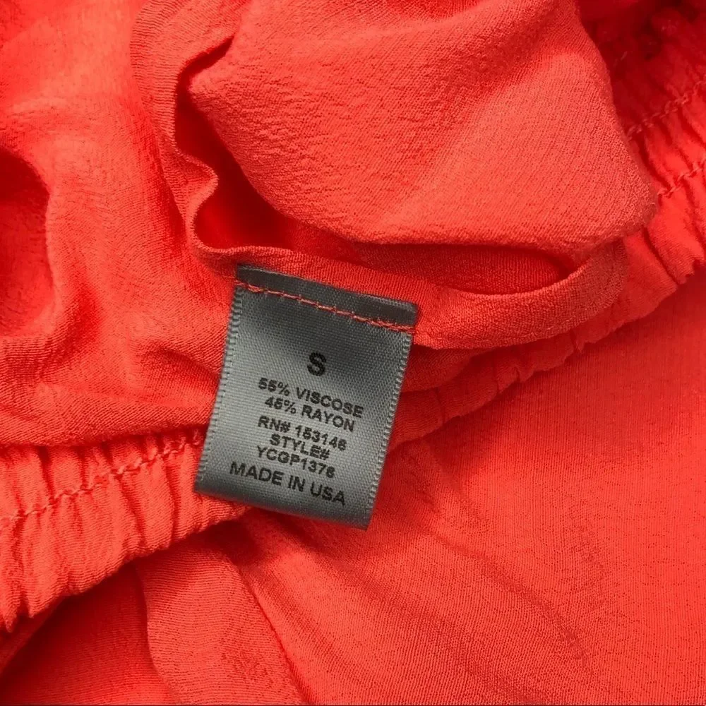 Good Luck Gem pull on shorts coral orange szS